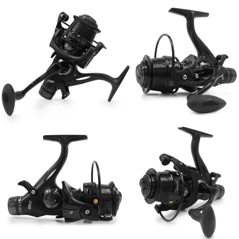 COONOR 9+1BB Speed Ratio Fishing Reel with Dual Brake System Smooth Spinning Reel with Dual Spool Interchangeable Handle Fishing Tackle - Image 4