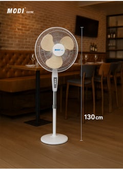 MODI Pedastal stand-up fan 16 inch 45w  - Image 5
