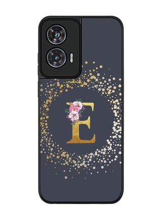For Motorola Edge 50 Fusion 5G Case,Slim fit Camera Protection, Shockproof Thin Phone cover  - Custom Monogram Floral - E  (Grey ) - pzsku/ZE262A4008C7005950073Z/45/_/1738073926/21816b39-6775-42c8-a3d9-ebf23b5b0331