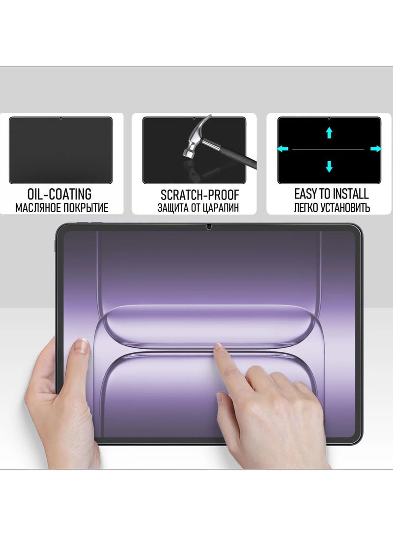 2 Pack Compatible OnePlus Pad 3 13.2-inch (2025) Tempered Glass Scratch Resistant HD Drop Screen Protector for OnePlus Pad 3 - Image 2