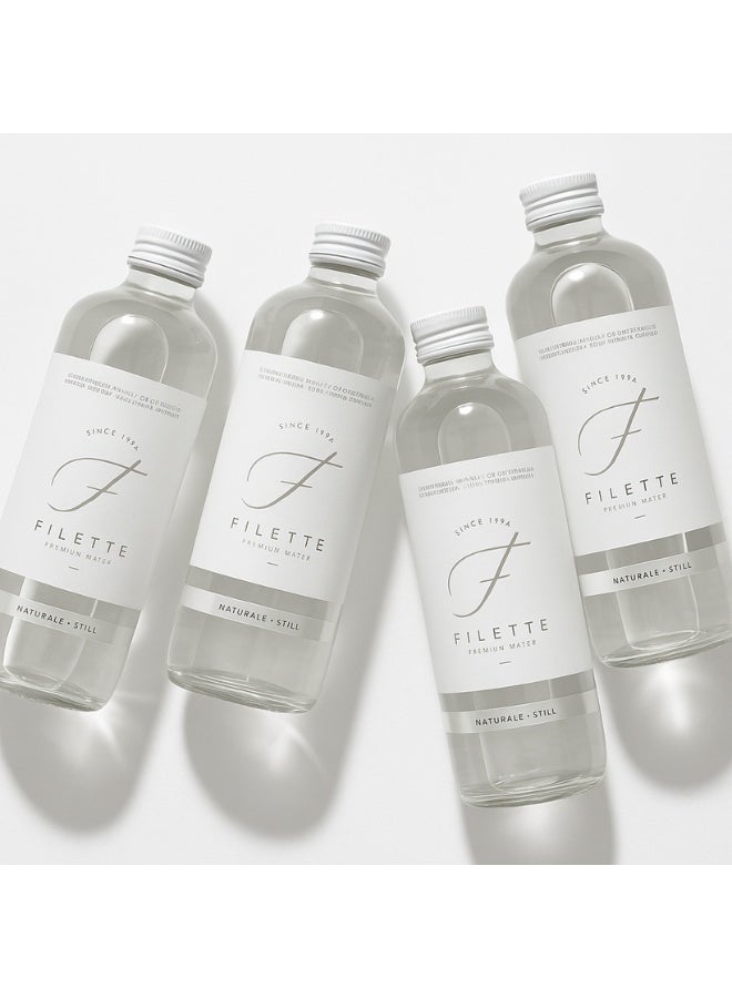 فتاة صغيرة فيليتي مياه معدنية طبيعية فاخرة ساكنة – قليلة الصوديوم، مستوردة من إيطاليا – زجاجة 470 مل (علبة من 4 × 1 صندوق) - Image 3