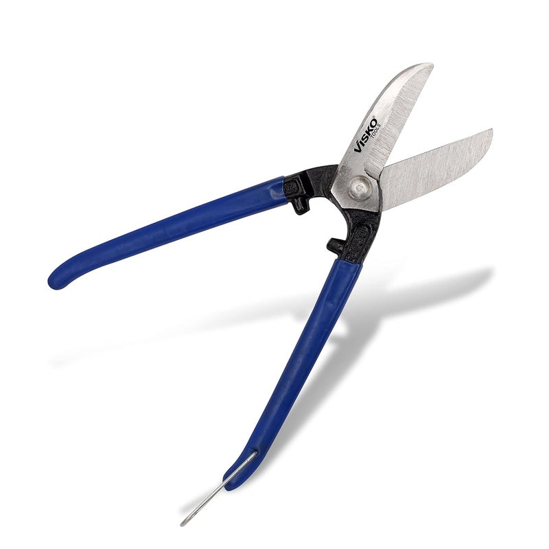 Visko Tools VISKO 301 8 METALTIN CUTTER Cutting player Cutting plier Pliers Pliers for Home Player Tools Combination plier Pliers for electrical Work Wire Cutter Electric Appliance Blue - Image 1