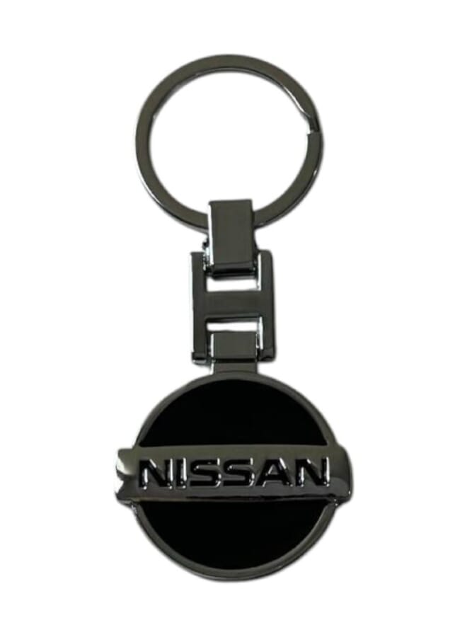 ميداليه مفاتيح سيارة معدنيه فاخره -ميداليه مقاومة للصدأ - اكسسوار مفاتيح سيارة - بشعار سيارات نيسان