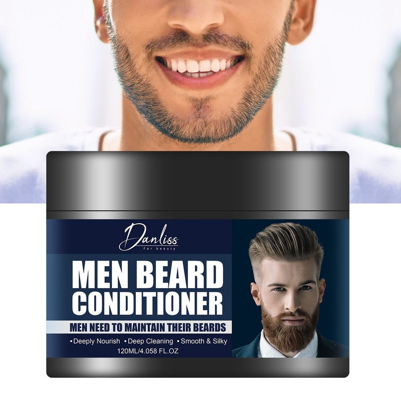 Danliss Men's Beard Conditioner - Softens, Thickens & Repairs Beard  Roots - Image 1