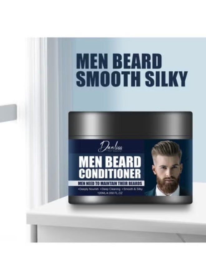 Danliss Men's Beard Conditioner - Softens, Thickens & Repairs Beard  Roots - Image 4