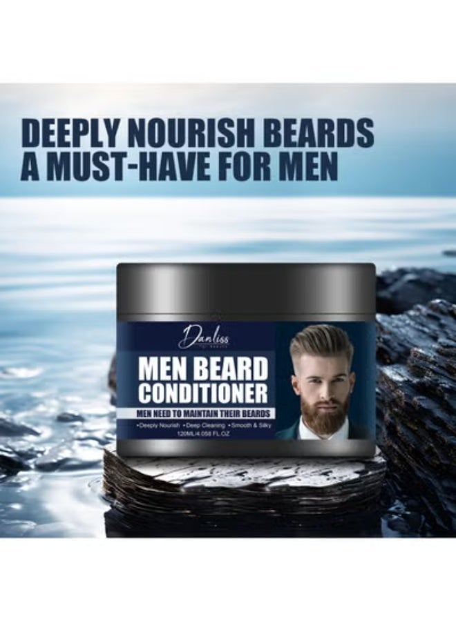 Danliss Men's Beard Conditioner - Softens, Thickens & Repairs Beard  Roots - Image 3