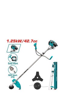 TOTAL Super Total 42.7cc Gasoline Grass Trimmer & Bush Cutter - Powerful 2HP, Easy Start, Dual Function for Lawn & Garden Care  - Image 1