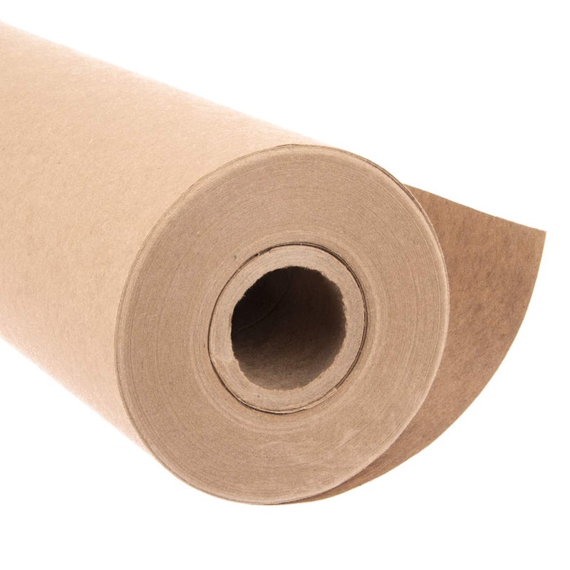 Paper Farm Eco Kraft Wrapping Paper Roll (Jumbo) | Biodegradable Recycled Material | Made in the USA | Multi-use: Natural Wrapping Paper, Table Runner, Moving, Packing & Shipping | 30â€ x 1200â€ (100ft) - Image 1