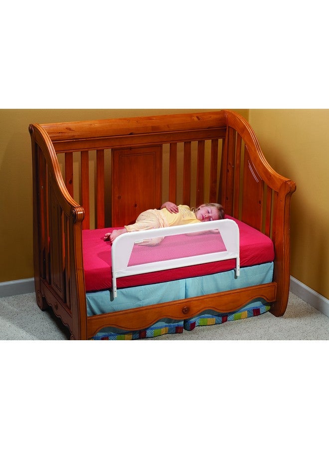 KidCo BR103 Convertible Crib Rail - Quick Assembly Toddler Bedrail (White) - Image 1