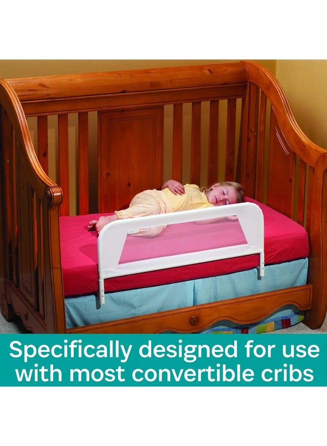 KidCo BR103 Convertible Crib Rail - Quick Assembly Toddler Bedrail (White) - Image 2