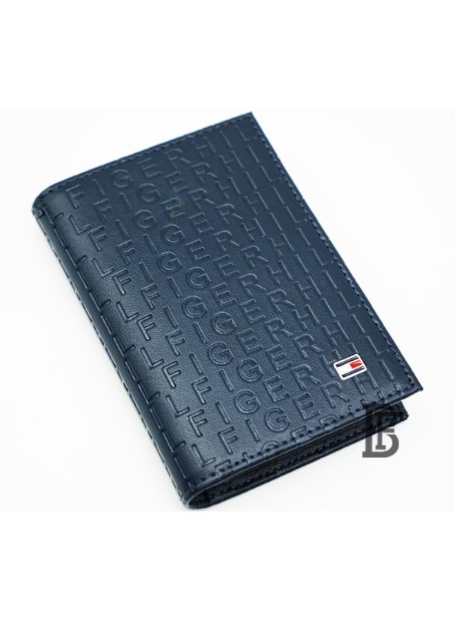 Tommy Hilfiger Plus Tommy Hilfiger Salto Men Leather Gift Set of Wallet+Card Case+Keyfob - blue/blue+blue/blue  - Image 4
