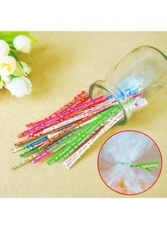 Bluejw Kraft Paper Tie Silk Baking Packaging Color Tie Bread Packaging Bag Tie Rope Lollipop Sealing Iron Tie Wholesale  - Image 5