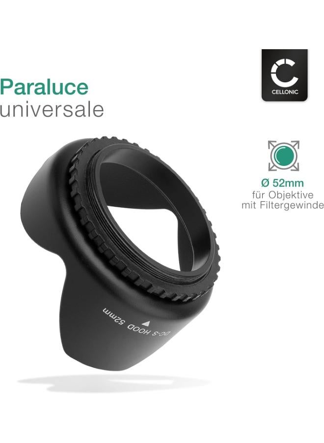 52 mm Lens Sun Visor Camera Lens Hood For DSLR Cameras  - Image 2