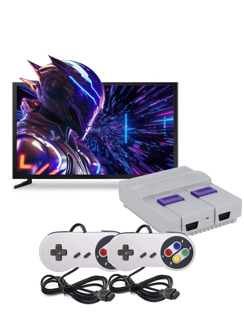 Classic Retro Mini Game Console, Built-in 500 Games with 2 Controllers, HDMI Port - Children Gift, Happy Childhood Memories - Image 1