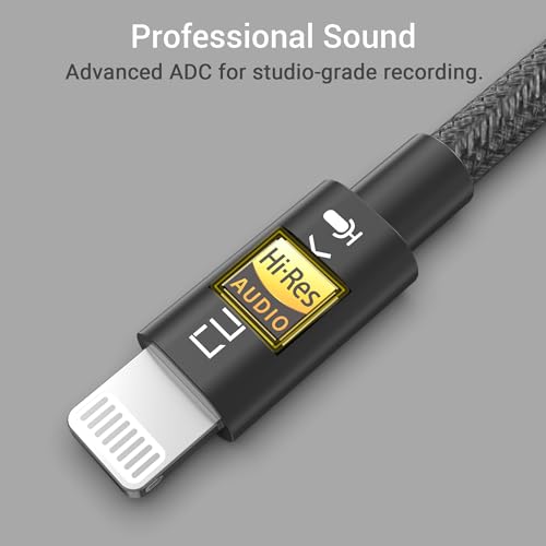 Cubilux XLR Female to Lightning Microphone Cable for Recording, Karaoke, XLR Dynamic Microphone to Lightning Braided Cable for iPhone 14/13/12 pro max, iPad 9/8/7, iPod, 2m/6.5FT - Image 4