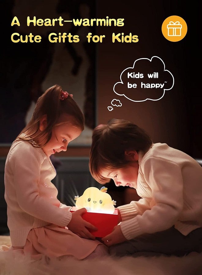 Deoxys Cloud Night Light for Kids, Kids Night Light Cloud Lamp, Cloud Room Decor for Girls Cute Night Light, Silicone Nursery Baby Night Light, Cute Gifts for Kids (Cloud) - Image 3