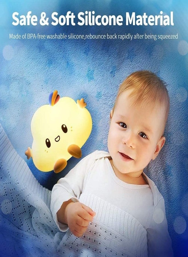 Deoxys Cloud Night Light for Kids, Kids Night Light Cloud Lamp, Cloud Room Decor for Girls Cute Night Light, Silicone Nursery Baby Night Light, Cute Gifts for Kids (Cloud) - Image 5