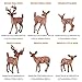 JOKFEICE Deer Toys 6pcs Realistic Deer Woodland Animals Figurines Early Educational Toys Birthday Cake Topper for Kids - Image 4
