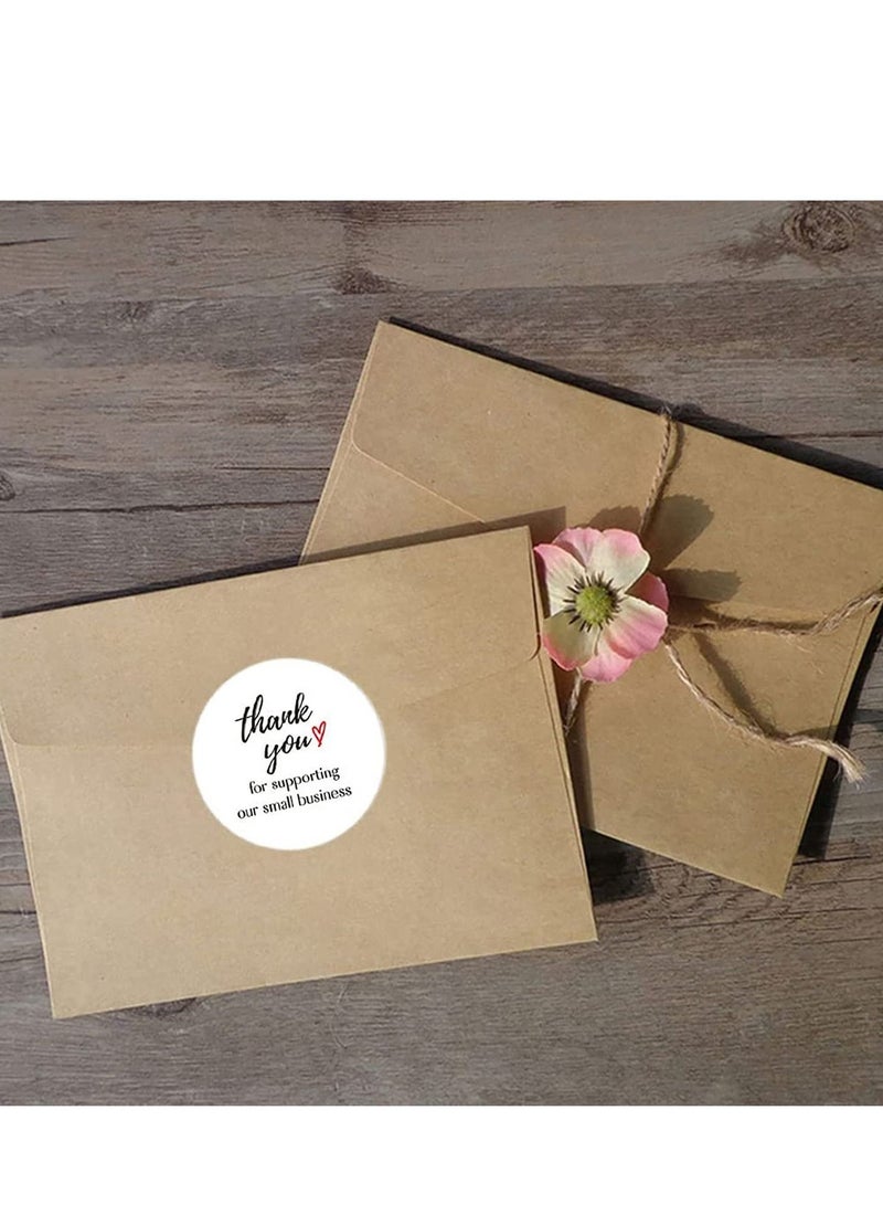 SYOSI Sticker Thank You for Supporting My Small Business Packing, Bouquet, Wedding, Party 500 Pieces Per Roll - Image 4