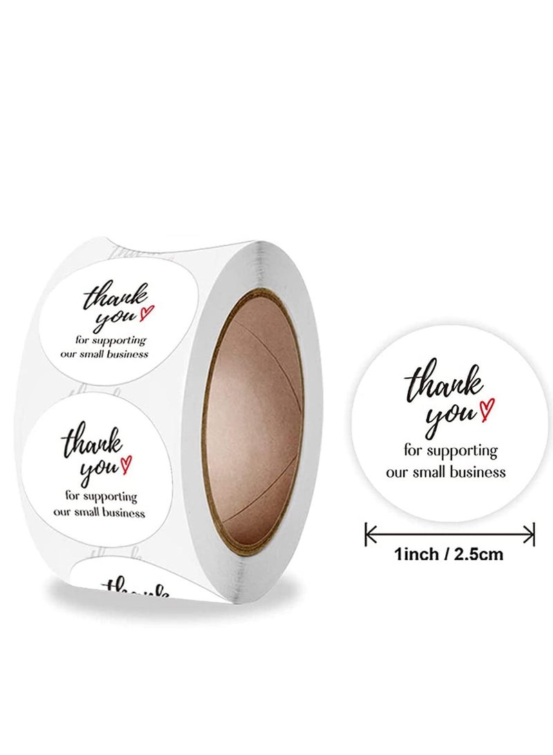 SYOSI Sticker Thank You for Supporting My Small Business Packing, Bouquet, Wedding, Party 500 Pieces Per Roll - Image 3