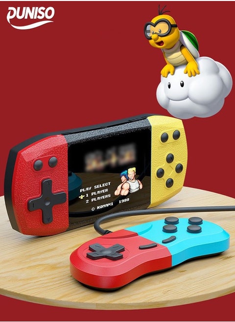 Handheld Game Console，High Definition Color Screen Mini Portable Game Console，620 Classical Games，With 3.0 Inch Color Screen And Rechargeable Battery，Can Connect To TV