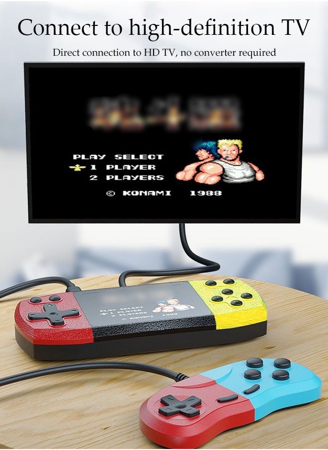 Handheld Game Console，High Definition Color Screen Mini Portable Game Console，620 Classical Games，With 3.0 Inch Color Screen And Rechargeable Battery，Can Connect To TV
