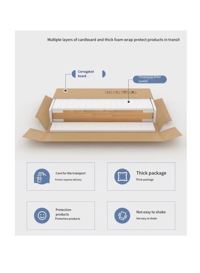 JOMILA Fashion Bookshelf Floor Living Room Wooden Cabinet Children Picture Book Simple Student Bookcase Bedroom Storage Shelf - Image 2