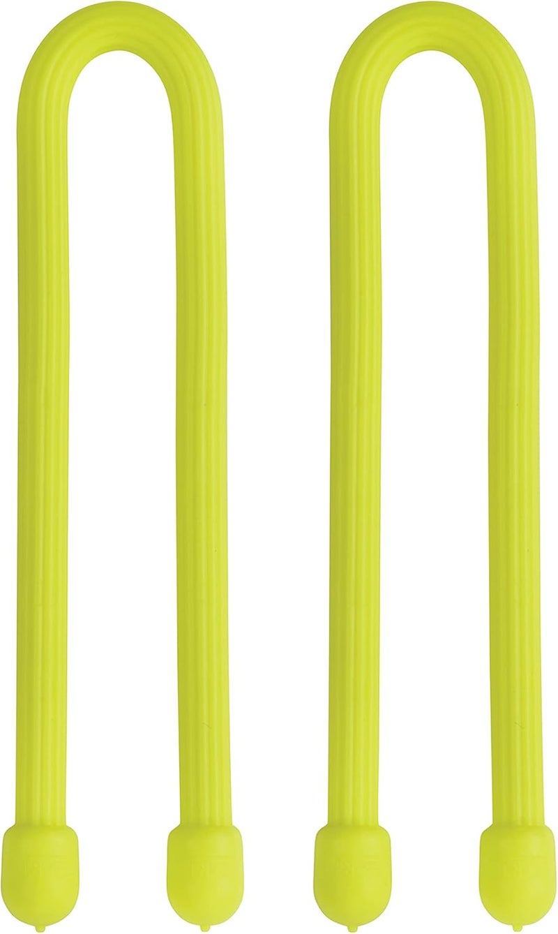 NiteIze Nite Ize GT62PK33 Original Gear Tie Neon Yellow Made in The USA 2 Count Pack of 1 - Image 2
