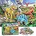 OSBOO Puzzles for Kids Ages 48 68 810 Jigsaw Puzzles 100 Piece Big Dinosaur Floor Puzzle for Kids Children Educational Toys for Little Boys and Girls - Image 3