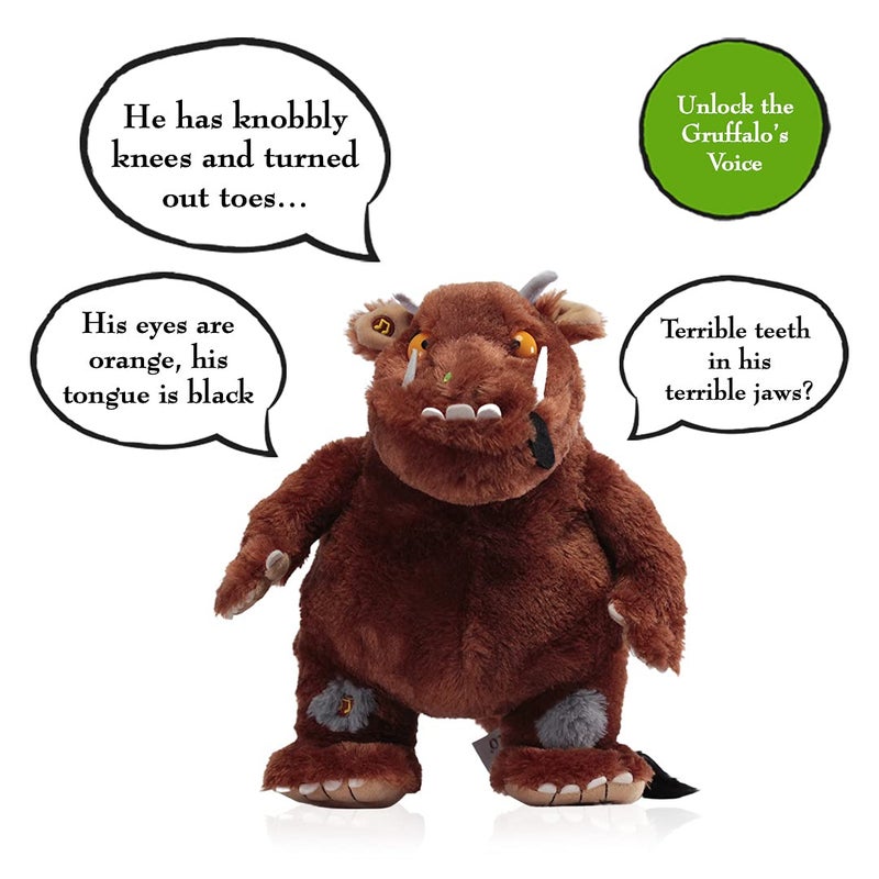 WOW! STUFF The Gruffalo Interactive Plush | Official Talking 12" Soft Toy from The Julia Donaldson Childrens Books and Films | Unlock The Bonus Phrases | for Boys and Girls Aged 2+ - Image 5