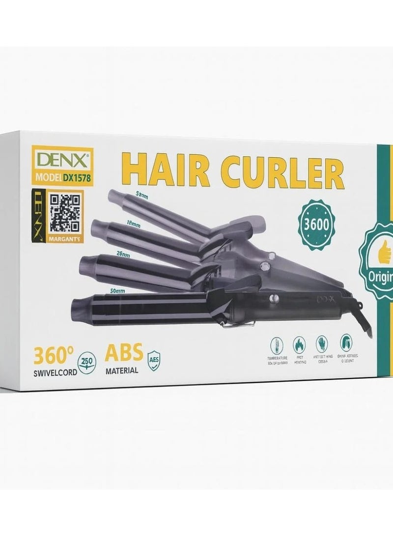 دينكس جهاز لف الشعر من DENX يأتي مع 5 رؤوس مختلفة - Image 2