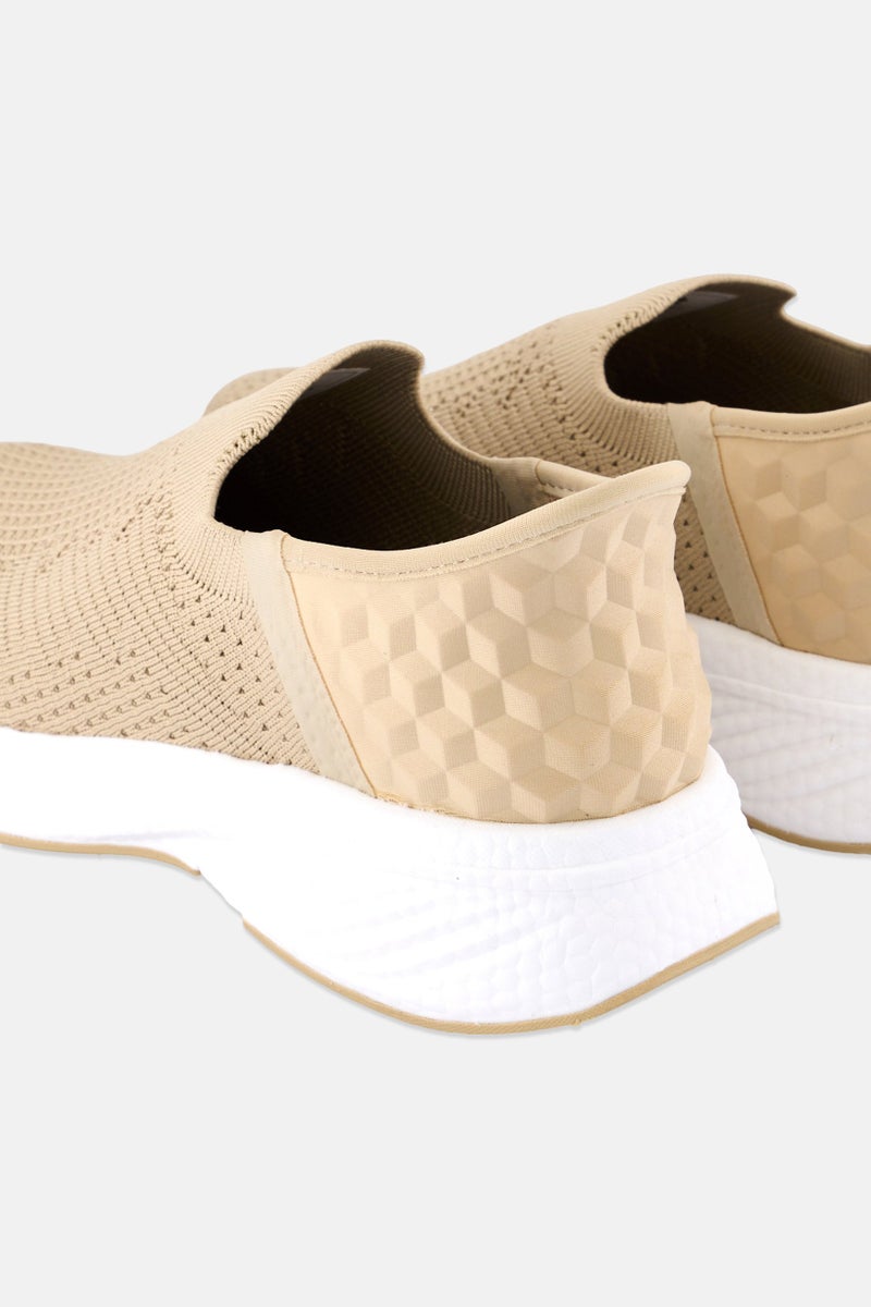 RBX Women Slip On Training Shoes, Light Beige - Image 2