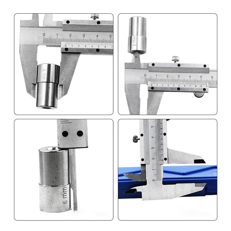 Carbon Steel Vernier Caliper 0 150mm High Precision Measuring Tool for Jewelry Guitar Repair - Image 5