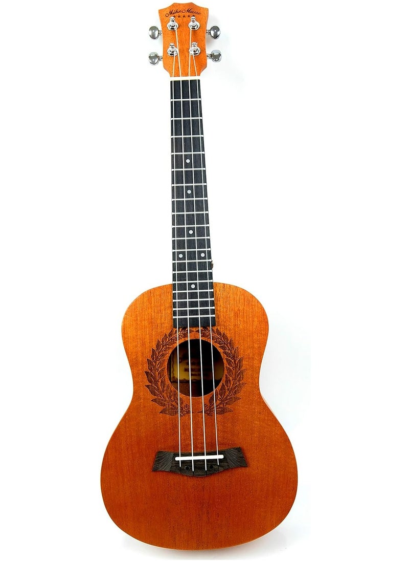 Concert Ukulele Set Beginner Mahogany Wood 26 inches Ukelele Full Kit with Bag,Exquisite Strap,Tuner,Extra Ukulele Nylon String Set,Capo,Tuning Winder,2 Picks - pzsku/ZE26360184EC7C4609451Z/45/_/1708888626/b4c62703-bf88-4497-aaec-5a4be0b66056