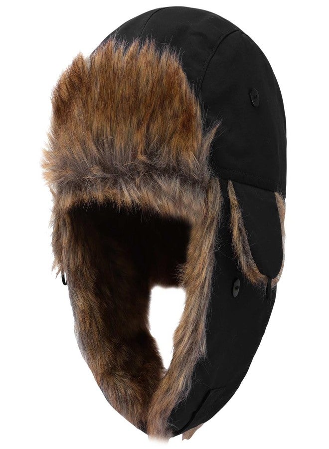 ACTLATI Kids Winter Trapper Hat for Boys Girls Snow Hats Toddler Waterproof Fleece Hunting Ski Hat with Earflap Age 1-8 - Image 1