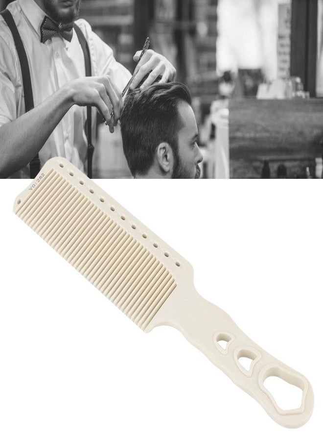 ANGGREK Haircut Comb, Professional Salon Hair Comb Hairdressing Styling Cutting Barber Stylist Tool Comb for Man and Women (White) - Image 4