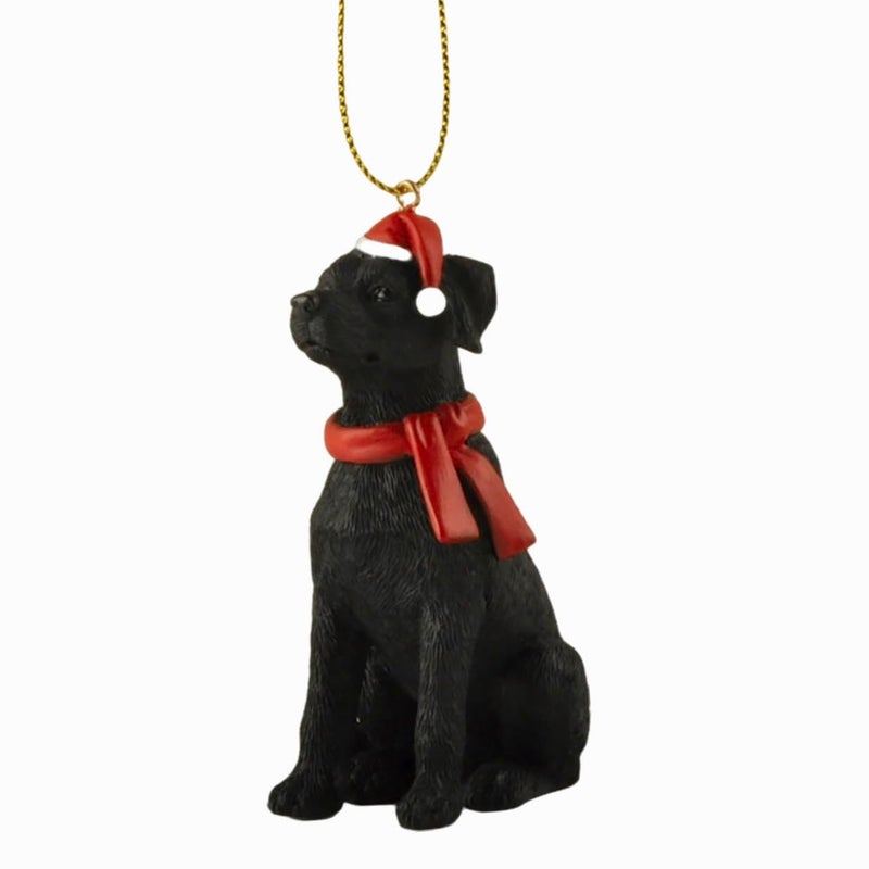JFSM INC. Black Labrador Christmas Tree Ornament Figurine Collectible - Black Lab Gifts  Black Lab Ornaments  Black Lab D?cor  Dog Lover Gifts  Christmas Tree Decorations - Image 5