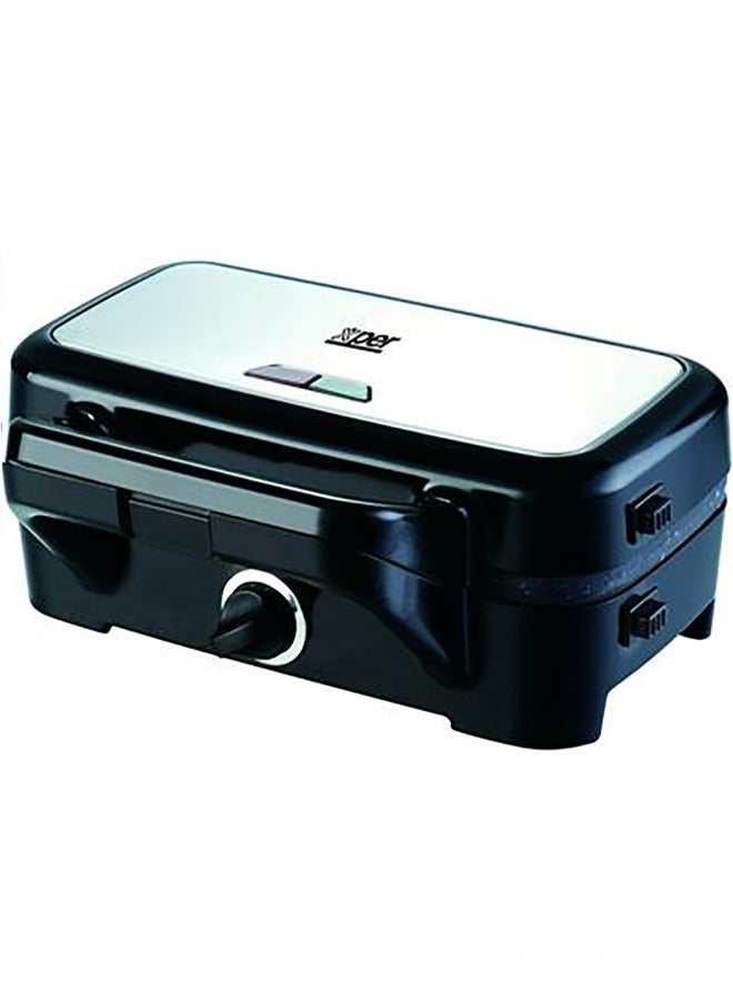 إكسبير صانعة الساندويتشات 1200 وات 3*1 سطح جرانيت، أسود | XPST-780M - Image 3