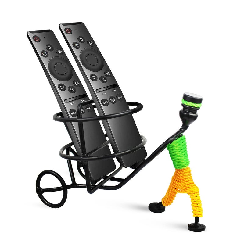 OFIXO Metal Strong and Durable Remote Stand Remote Holder/Remote Stand/Remote Organizer showpiece (Black), 15X9X8 Cm - Image 1