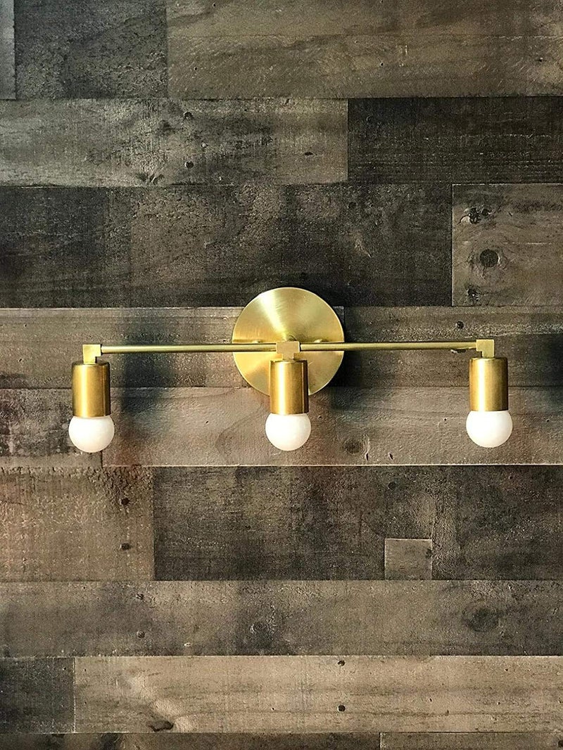 WORLD OF DECOR World of Chandeliers Modern Wall Sconce Vanity 3 Light Abstract Mid Century Industrial Bathroom Light - Image 1