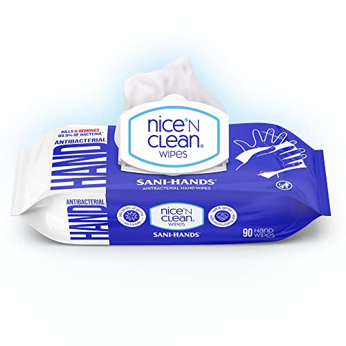 Nice 'N Clean Nice N CLEAN Sensitive Skin Wet Hand Wipes 90ct 8Pack Infused with Aloe Hypoallergenic Wipes More Effective than Gel - Image 2