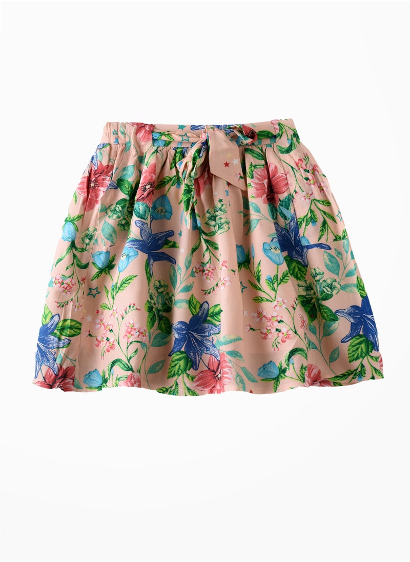 Jelliene Sunshine Twirls: Girls' Flowy Skirt Breezy Comfort & Summertime Flair  - Image 1