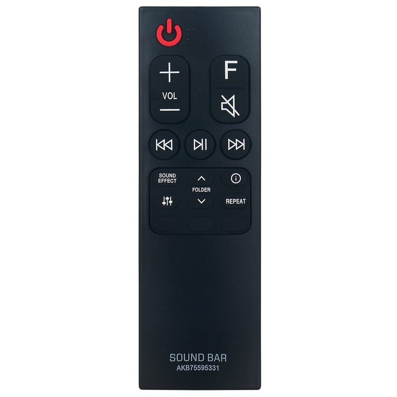 ZdalaMit AKB75595331 Replacement Remote Control Applicable for LG Sound Bar SL6Y SPL5B-W SN6Y SPN5B-W SL4 SPH4B-W SL5Y SN7CY SNC4R SPH4B-W SPJ4-S S65S3-S SL4Y SL7Y SLM4R SN6 SPN5BM-W SN4A - Image 1