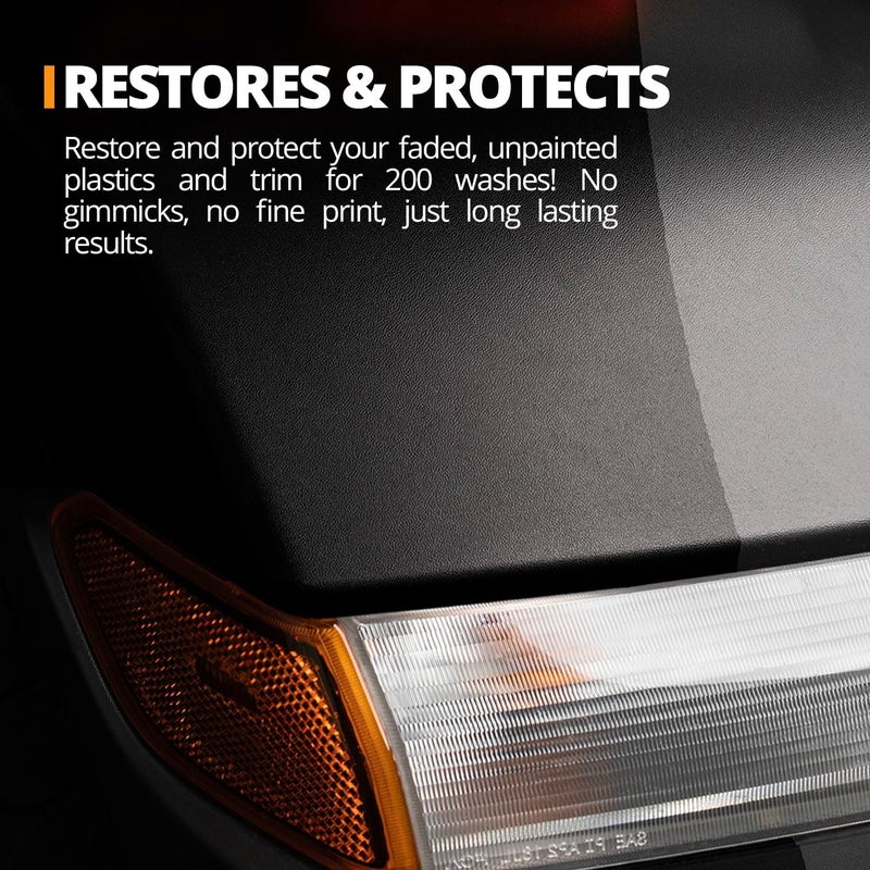 CERAKOTE ® Ceramic Trim Coat Kit - Quick Plastic Trim Restorer - Ceramic Coating Black Trim Restoration to Last Over 200 Washes – A Ceramic Coating, Not a Dressing - Image 4
