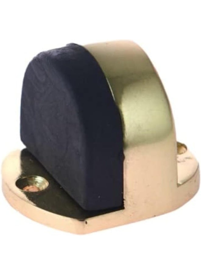 HASANAT ESSENTIALS Essentials Door Stopper Round Bumper Oval Solid Stop Down Bolt Rubber Absorbs shock Wide usage Cylindrical Half Round Oval Variations  - Image 1