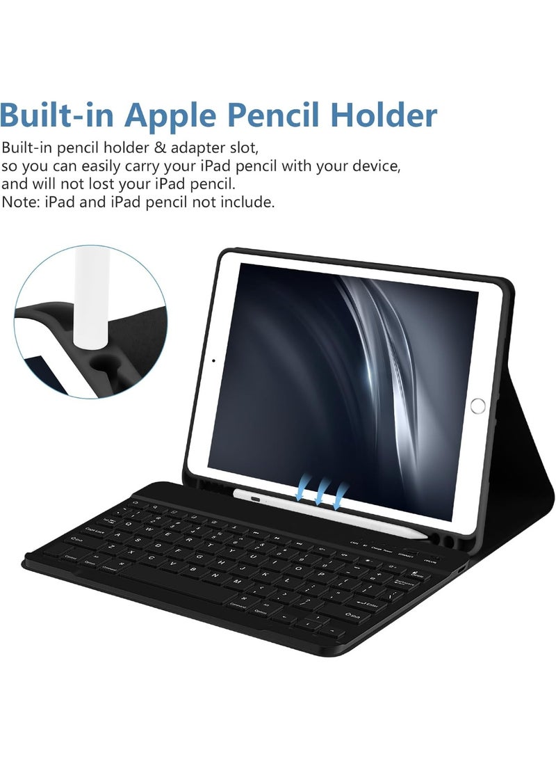 ACLIX 10.9-11 Inch iPad Keyboard Case with Trackpad - Compatible with iPad 8th/7th Gen (2020/2019), iPad Air 3 (2019), and iPad Pro 10.5" (2017) - Folio Cover - Image 3