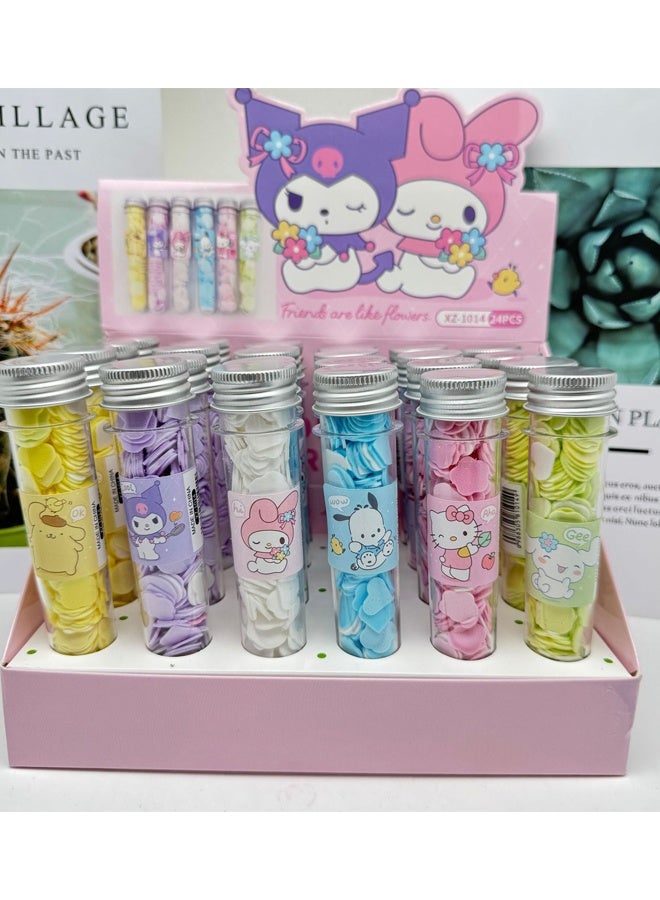 سانريو ٦ علب، متعددة الألوان، محمولة، ورق للاستخدام مرة واحدة، صابون، قصاصات ورقية، رقائق صابون، مناسبة لغسل الأطباق، محمولة، للاستخدام مرة واحدة، سفر، رقائق صابون معطرة، مناسبة للسفر والأنشطة الخارجية. - Image 3