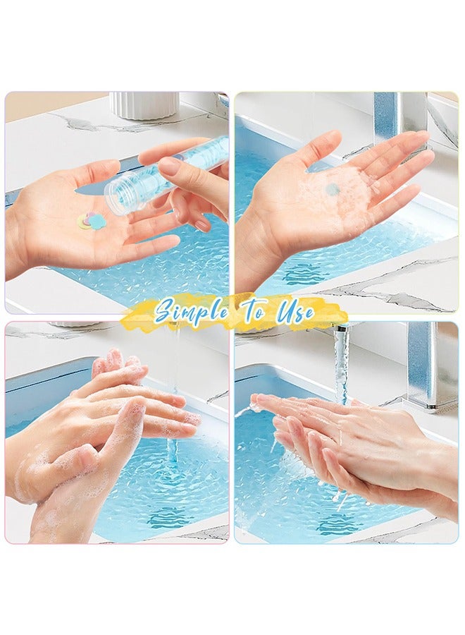 سانريو ٦ علب، متعددة الألوان، محمولة، ورق للاستخدام مرة واحدة، صابون، قصاصات ورقية، رقائق صابون، مناسبة لغسل الأطباق، محمولة، للاستخدام مرة واحدة، سفر، رقائق صابون معطرة، مناسبة للسفر والأنشطة الخارجية. - Image 4