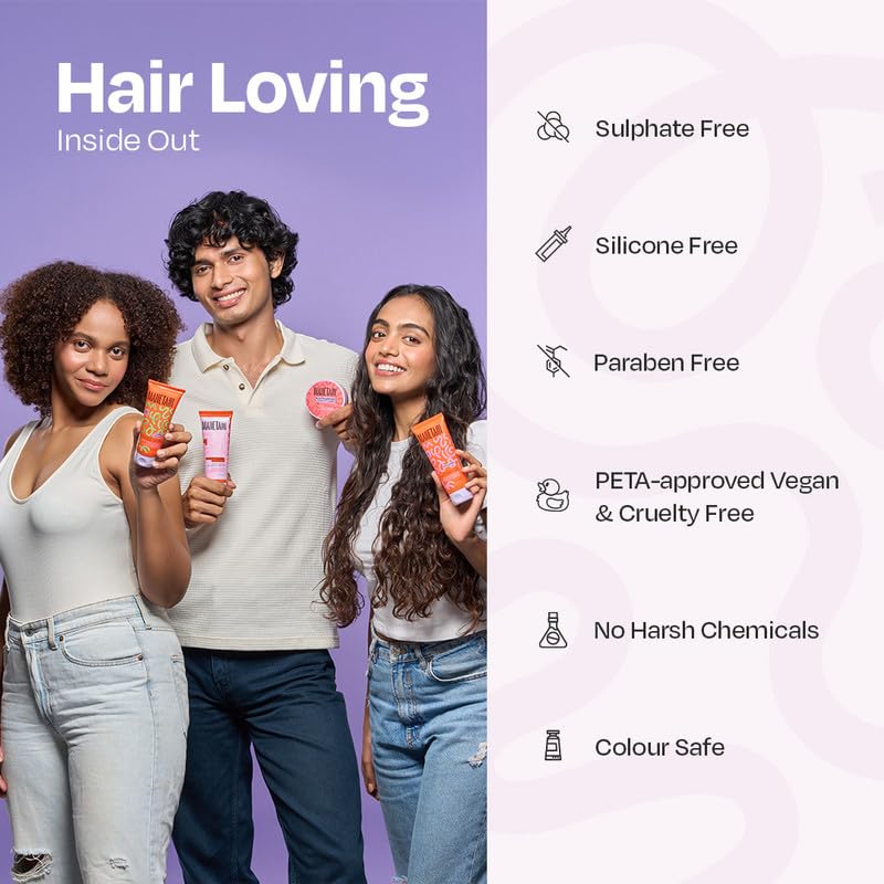 MANETAIN Washday Volume Bundle Mini Size | Moisturizing Shampoo 100ml , Multipurpose Conditioner 100gm , Volume Gel 100 ml & Curl Cream 100 ml | Hydrating, Anti-Frizz, Curl-Enhancing for Curly,Wavy Hair - Image 5