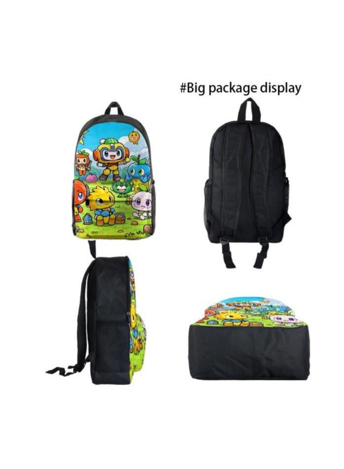 Universal cartoon new three-piece schoolbag - 641  - Image 4